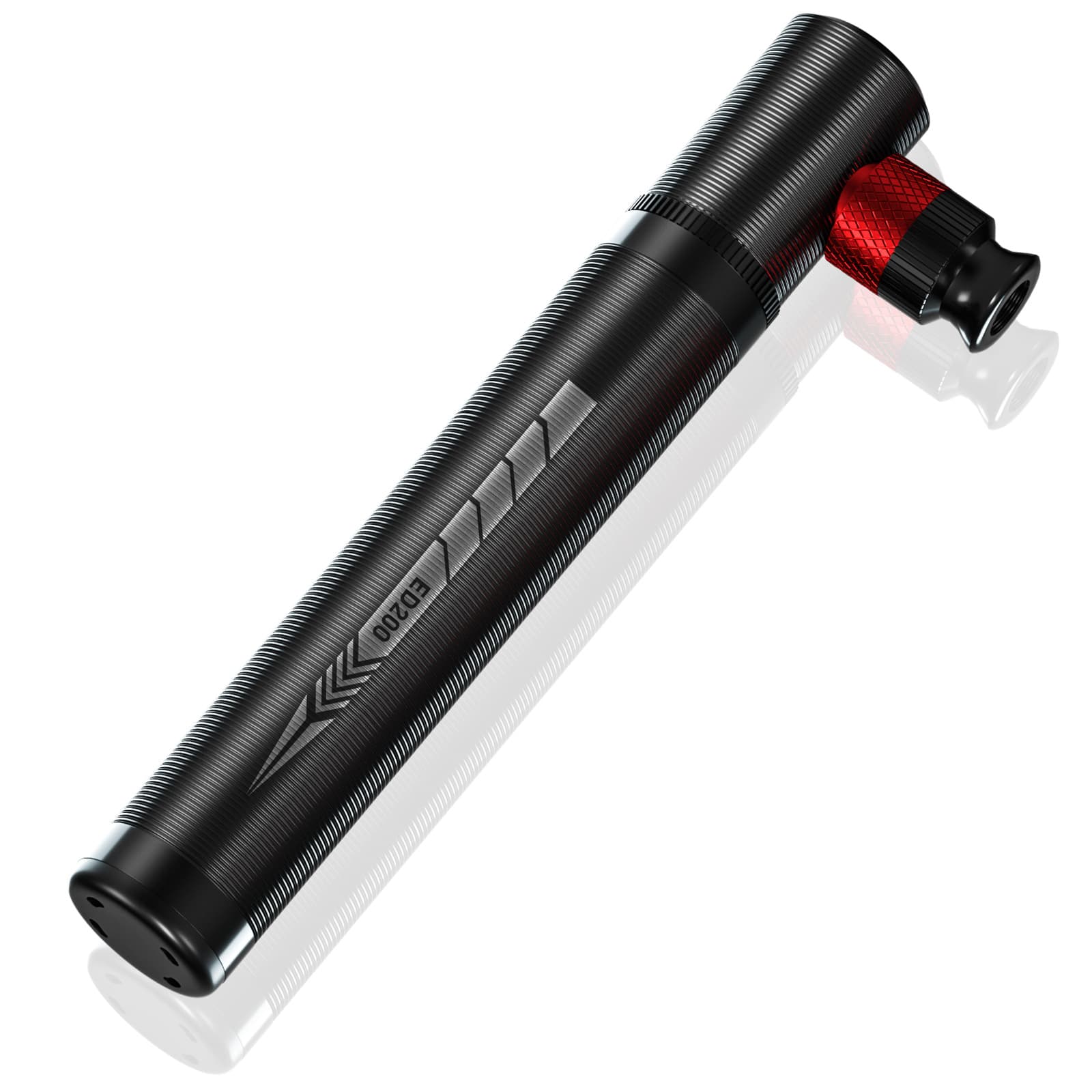 Inflador portátil de aluminio para bicicleta
