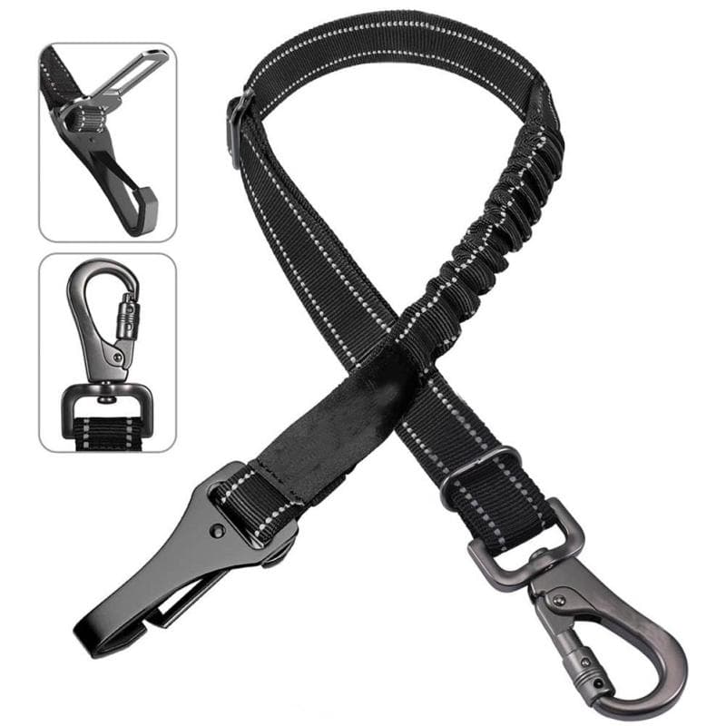 Cinturón de seguridad reflectante y elástico para mascotas