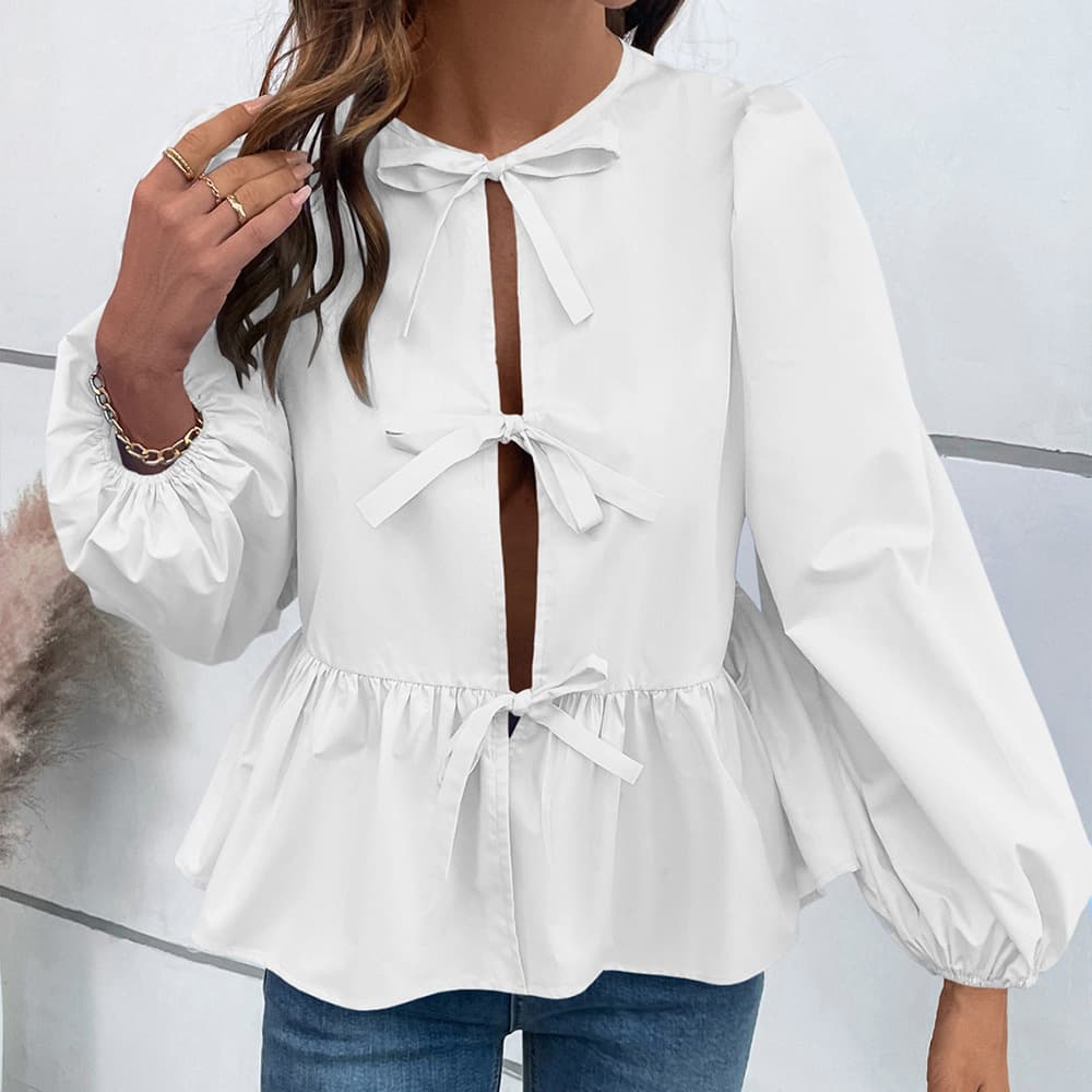 Camisa mujer casual suelta con botones