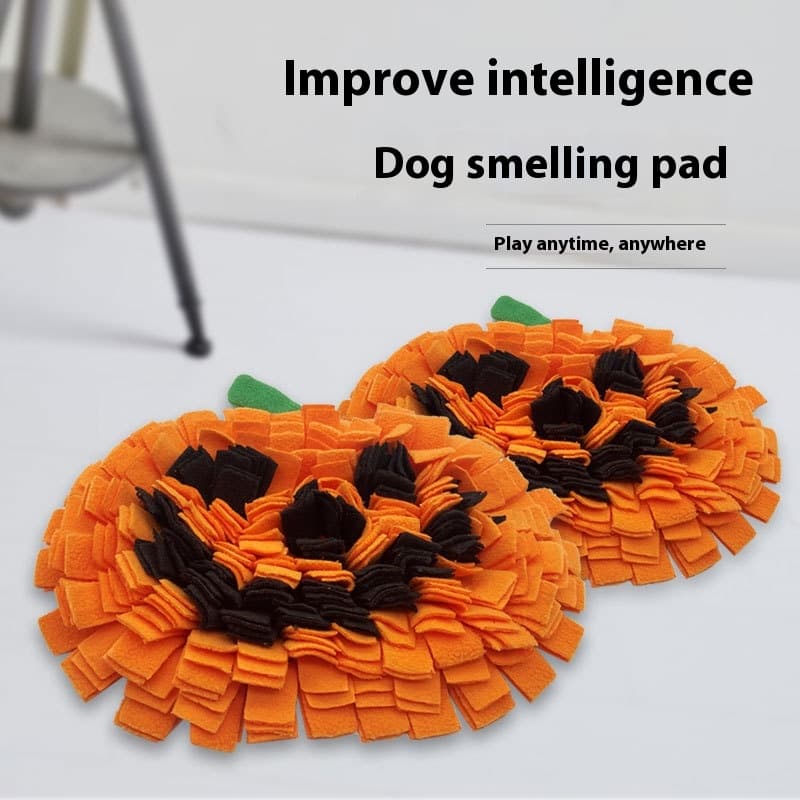 Tapete de entrenamiento para mascotas con diseño de calabaza