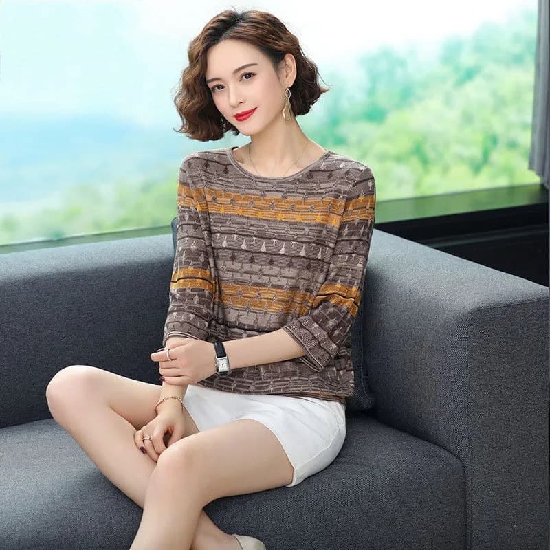 Playera mujer estilo suéter para verano