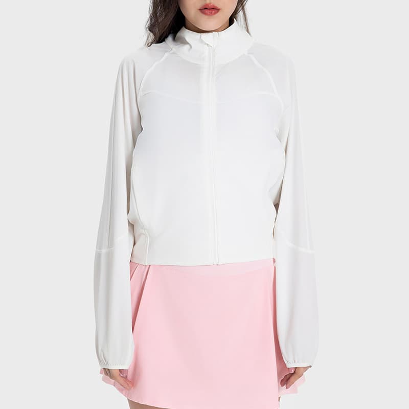Chaqueta deportiva suelta con tecnología absorbente