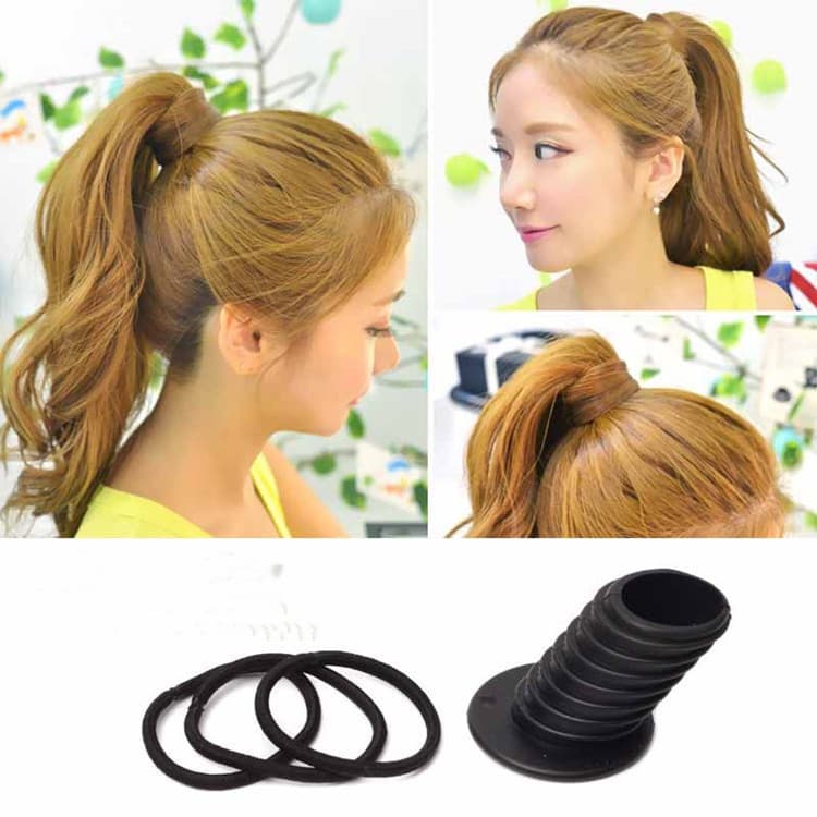 Accesorios para cola de cabello voluminosa estilo coreano