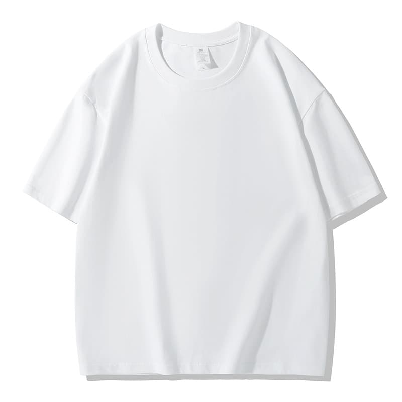 Camiseta de algodón resistente al agua con manga corta