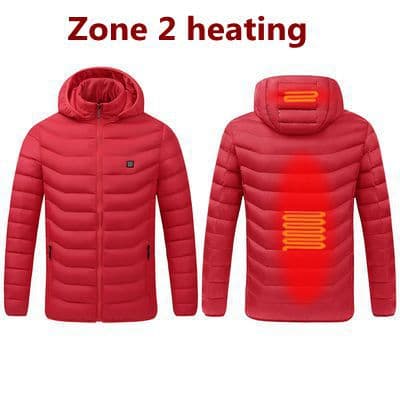 Chaleco calefactor USB para hombre, invierno