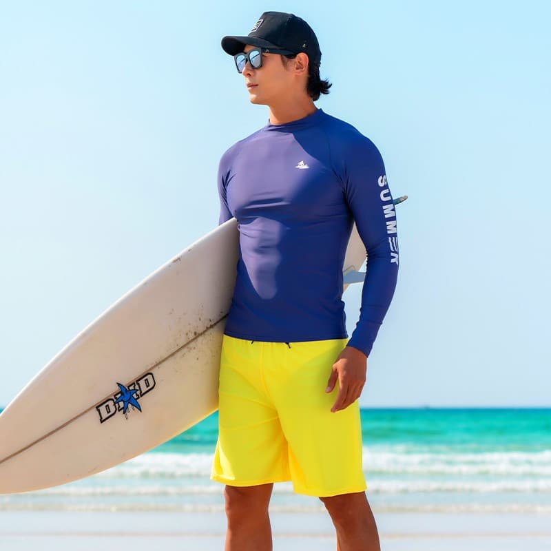 Traje de buceo para hombre, manga larga y secado rápido