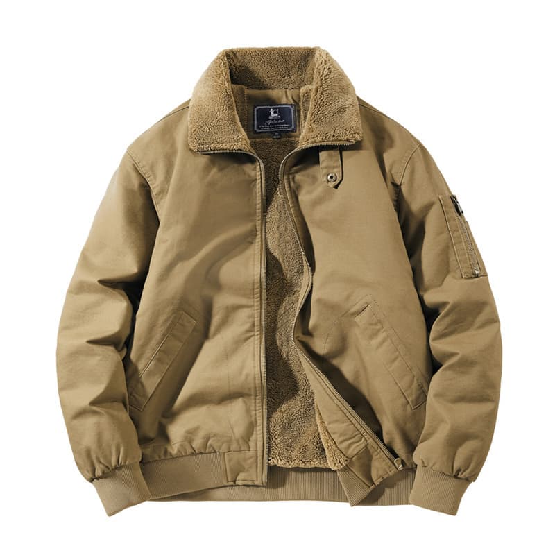 Chaqueta acolchada para hombre talla grande