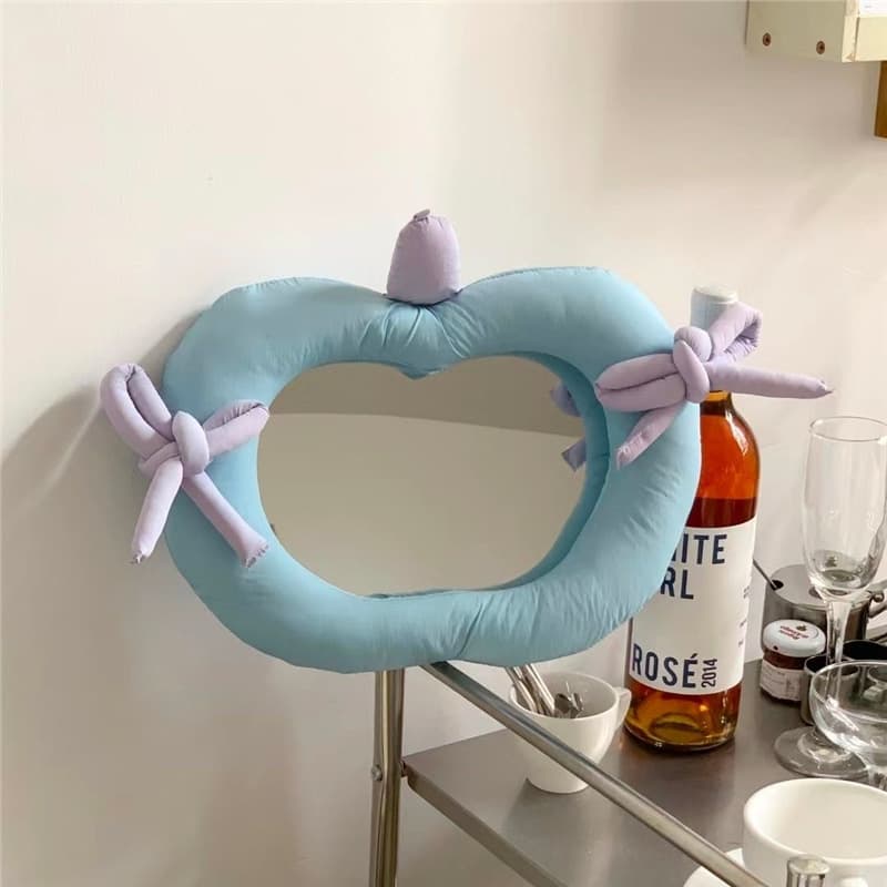 Espejo decorativo tipo almohada estilo coreano