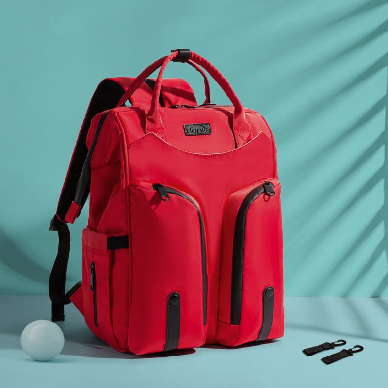 Mochila para pañales y biberones con bolsillos