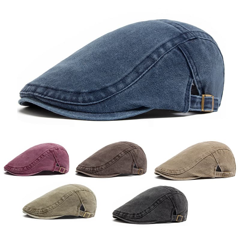 Gorra de béisbol de mezclilla retro lavada