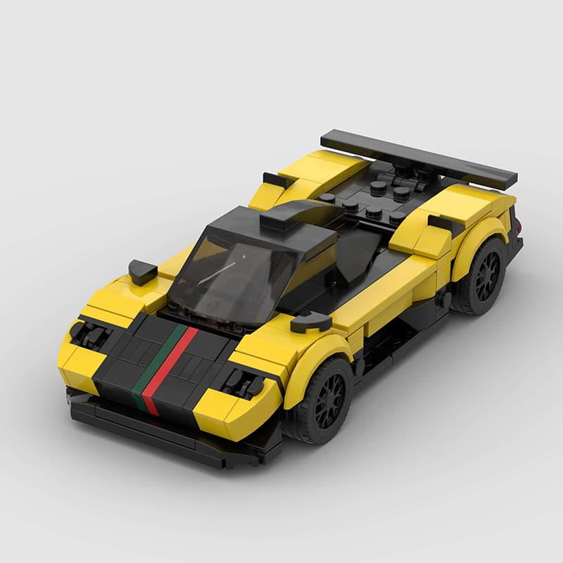 Bloques de construcción educativos para armar coche
