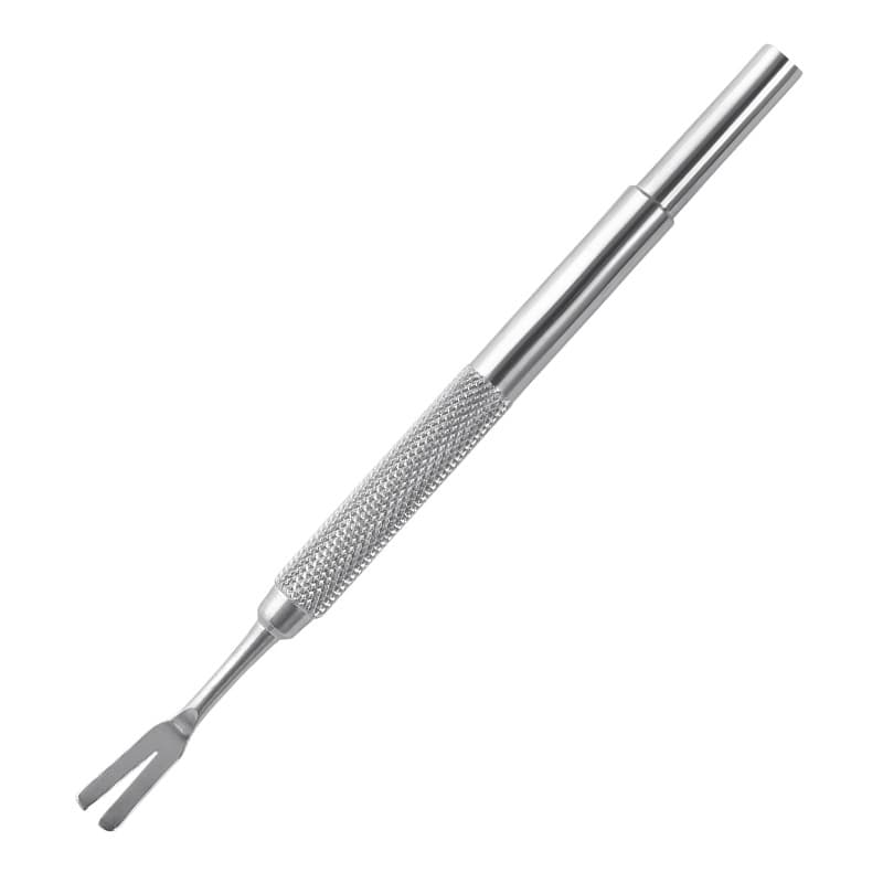 Pinza de acero inoxidable para garrapatas en mascotas
