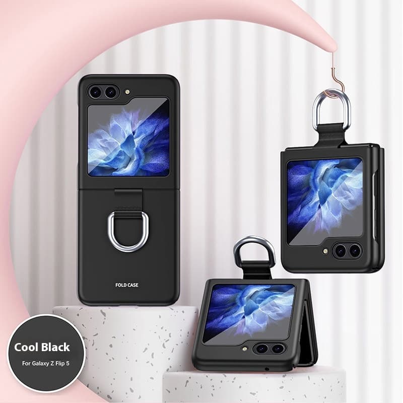 Funda protectora para teléfono con anillo desprendible