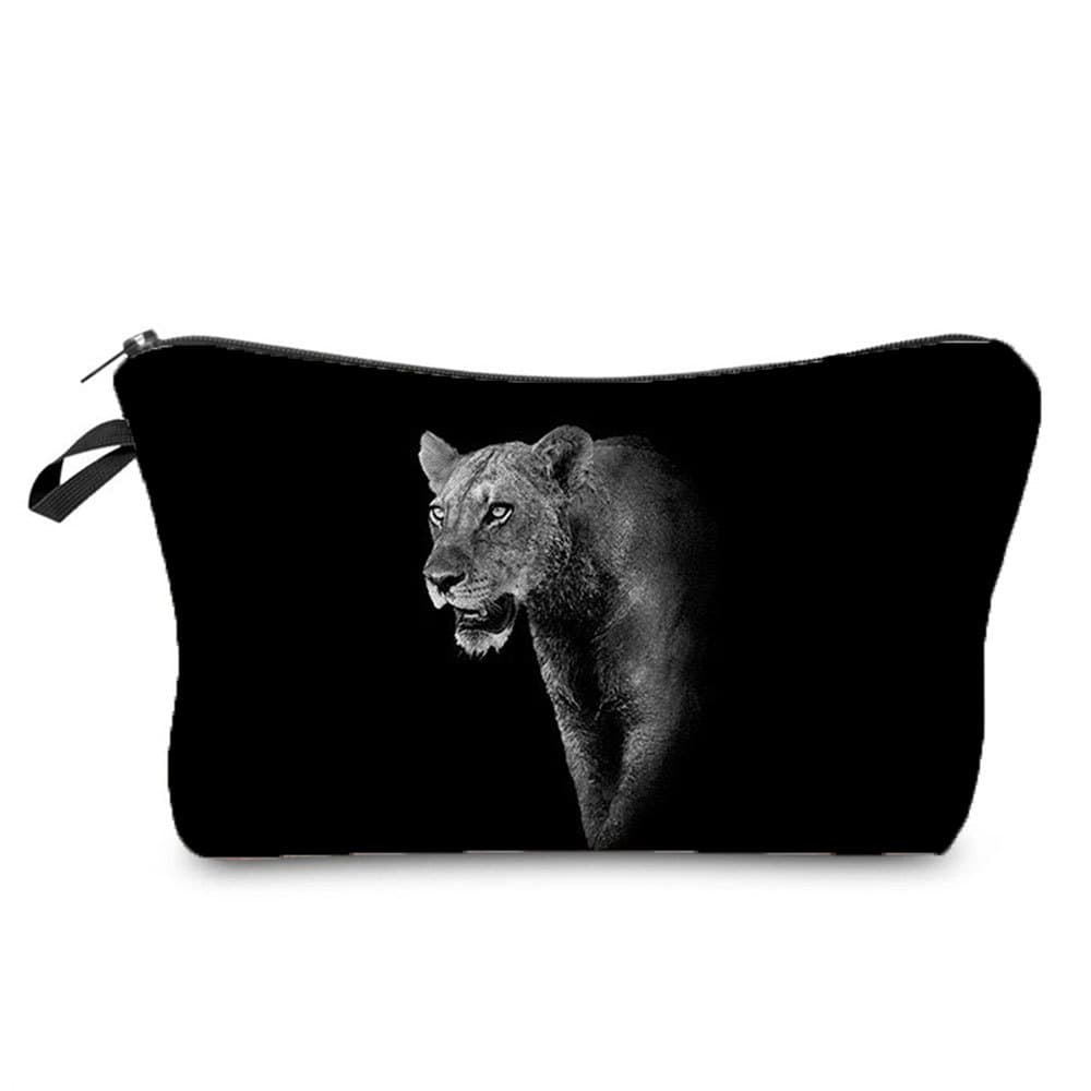 Neceser portátil con estampado animal