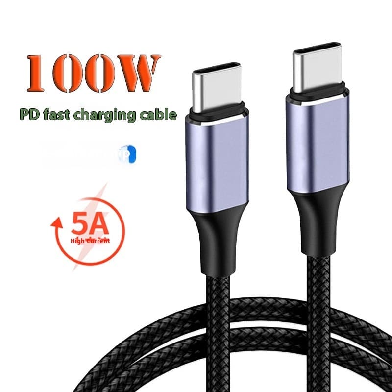 Cable USB-C trenzado nylon carga rápida