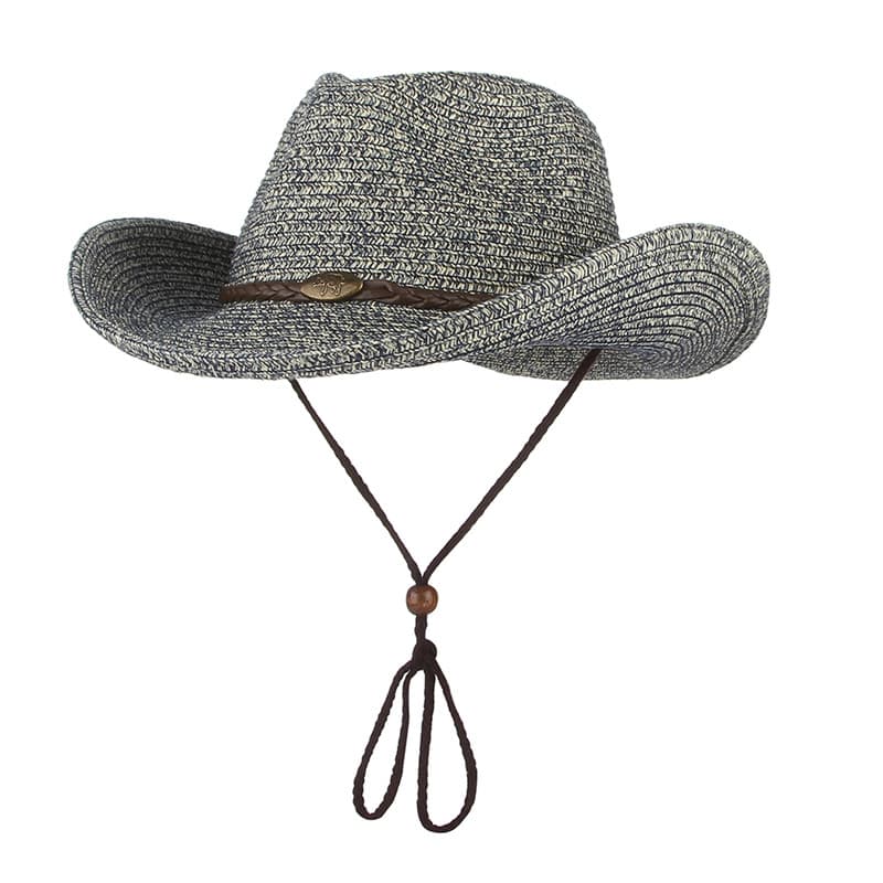 Sombrero de playa plegable con cordón ajustable