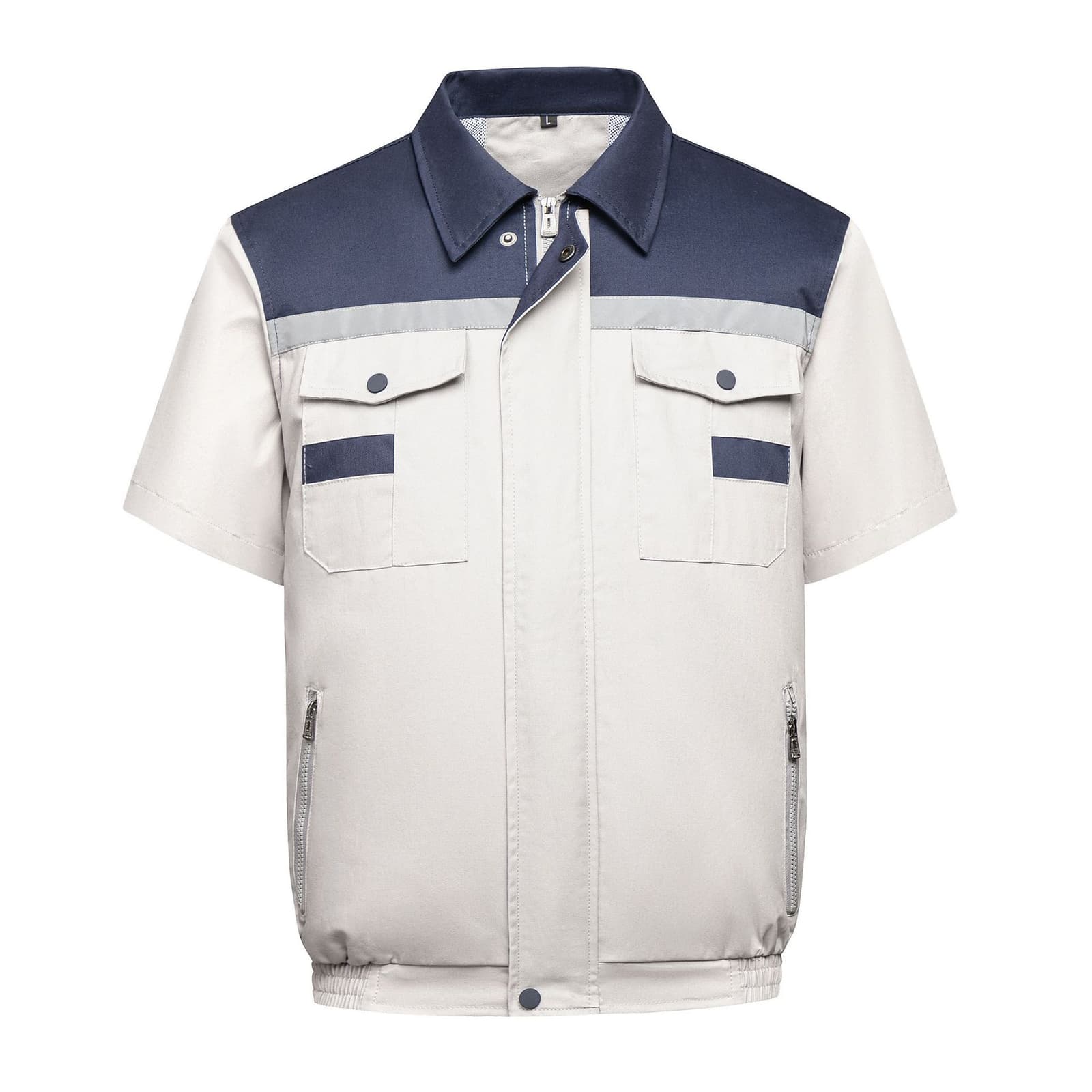 Chaqueta de refrigeración con rayas reflectantes
