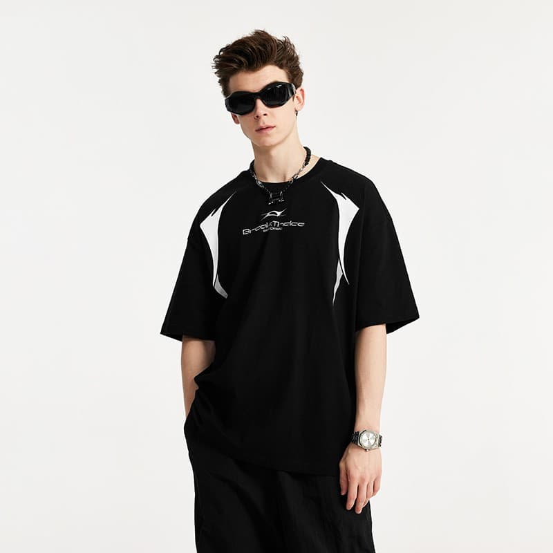 Camiseta impresa de algodón para hombre