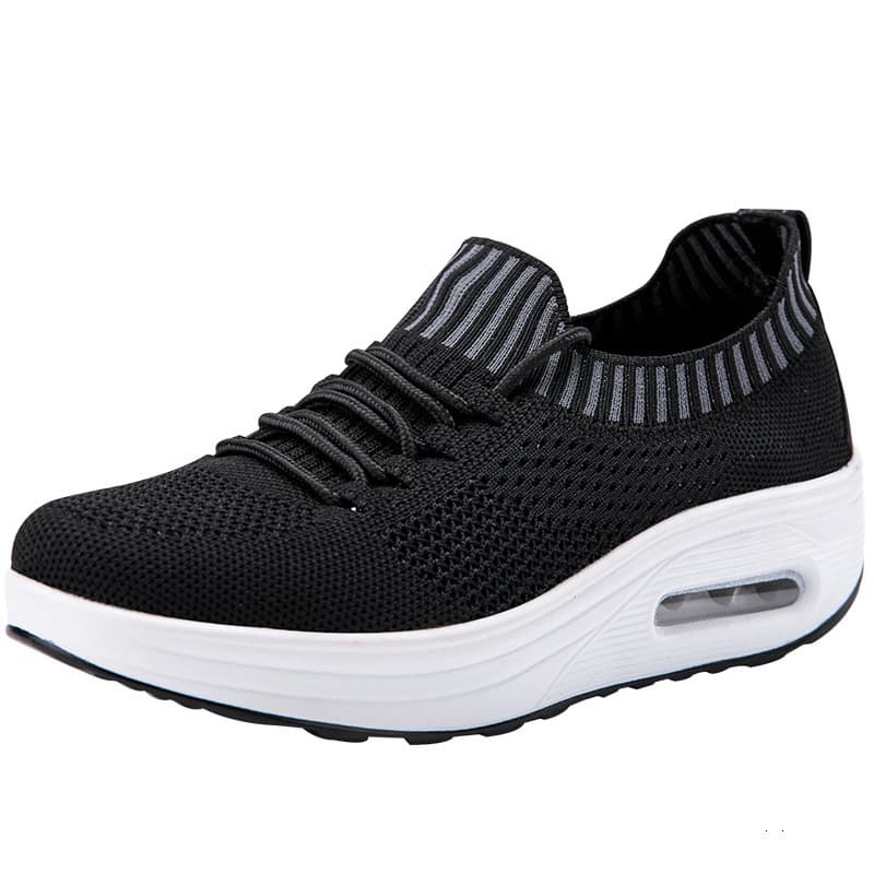 Zapatillas deportivas de malla con cojinete de aire para mujer