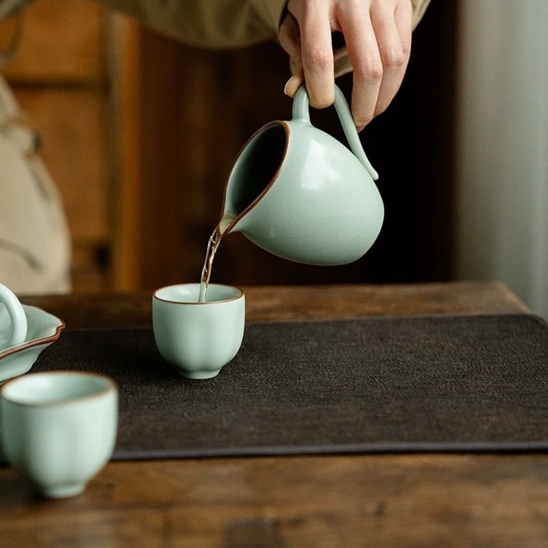 Juego de té Kung Fu en cerámica para una persona