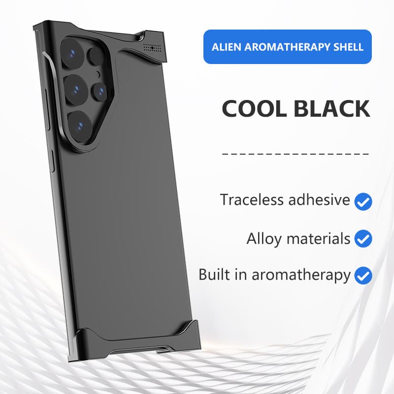 Funda Samsung metal hueca con diseño láser