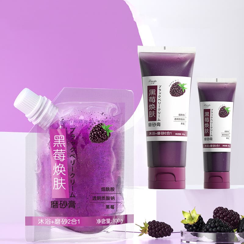 Gel exfoliante corporal con limpieza profunda
