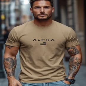 Playera deportiva de hombre manga corta