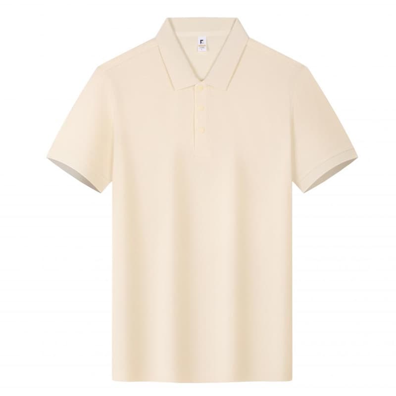 Polo de manga corta con solapa para trabajo