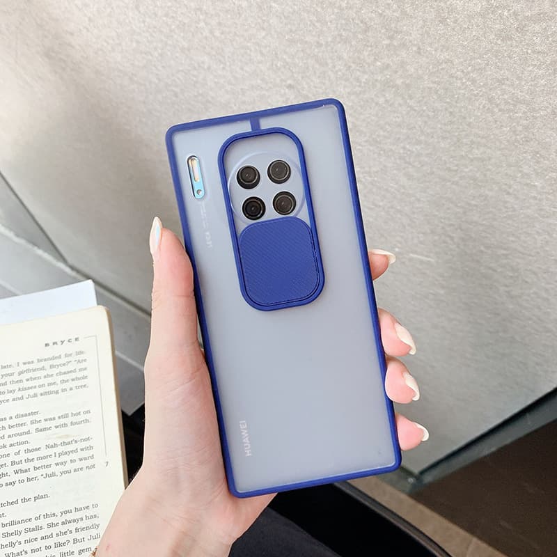 Funda con cubierta deslizante para cámara Huawei