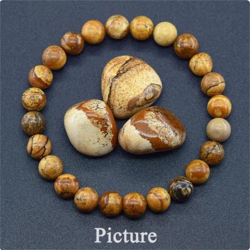 Pulsera de ágata con abalorios multicolores