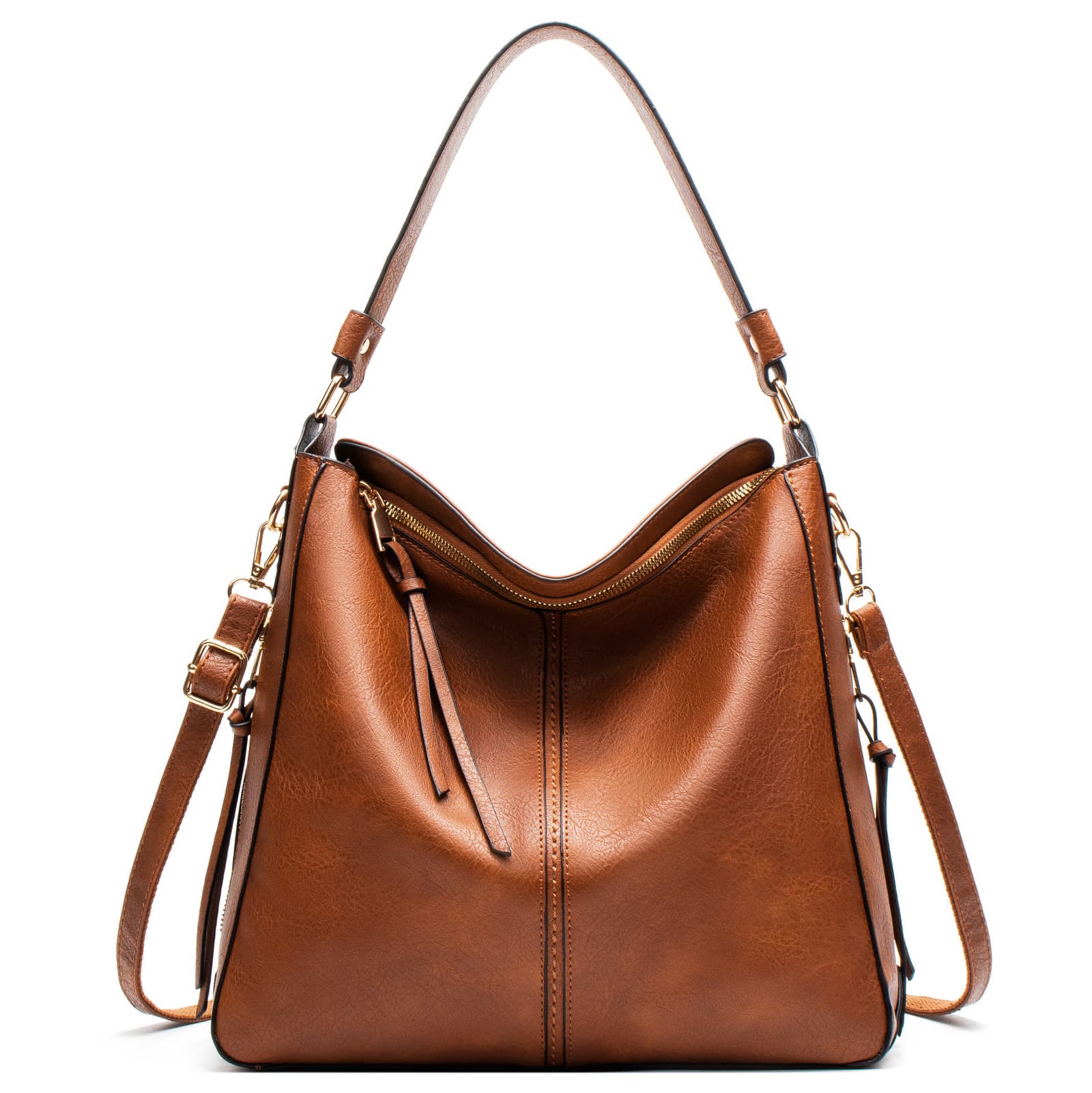 Bolso hobo de gran capacidad, estilo retro y moderno