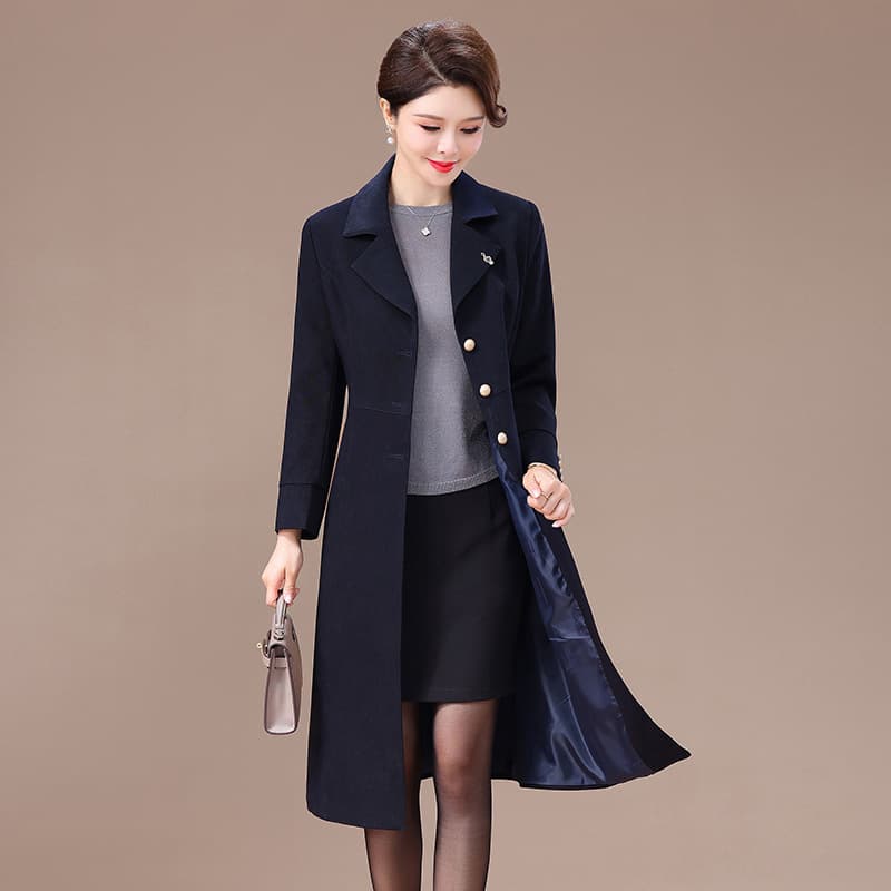 Gabardina mujer patrón floral