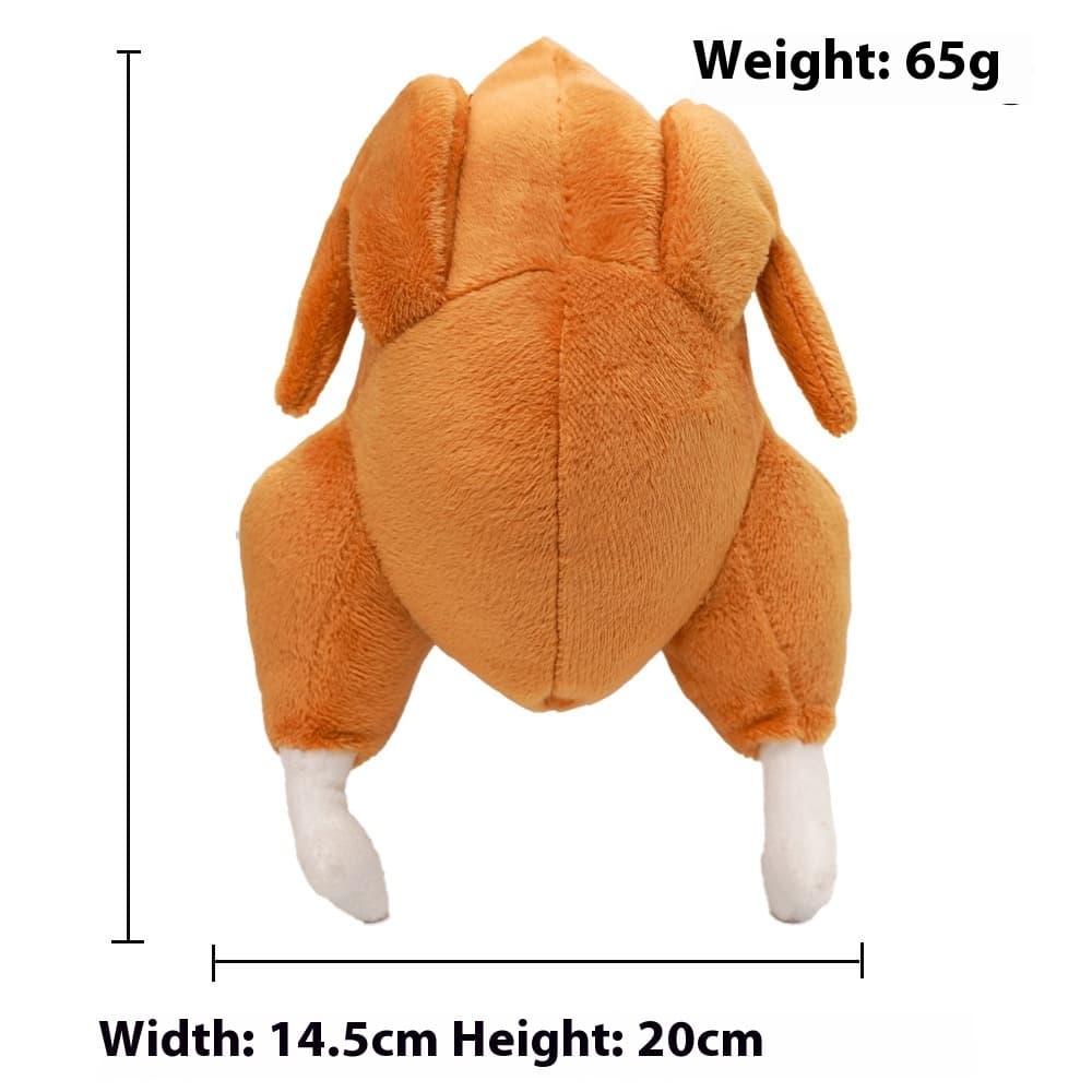 Juguete de peluche pollo asado con sonido