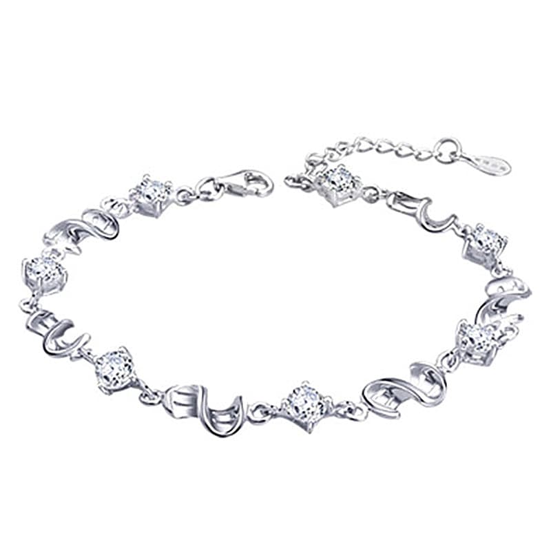 Pulsera de cobre con ametista y grano rojo, forma onda