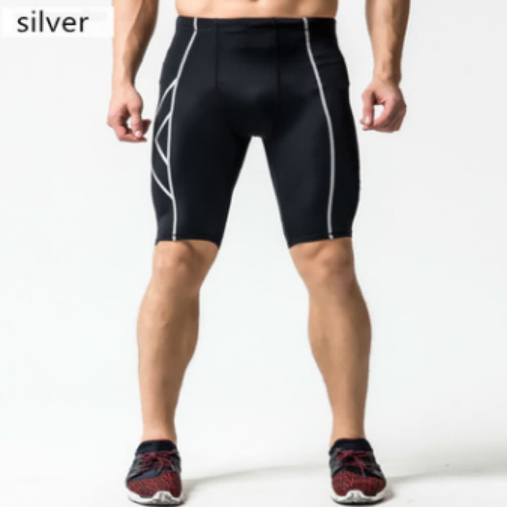 Pantalones cortos de compresión de secado rápido para hombre