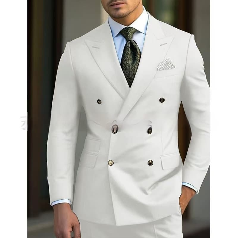Conjunto de dos piezas para hombre, negocios casual