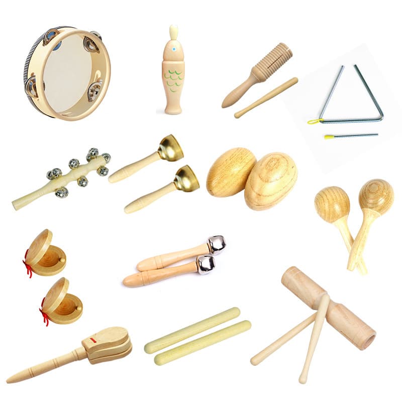 Set de instrumentos musicales Orff de madera