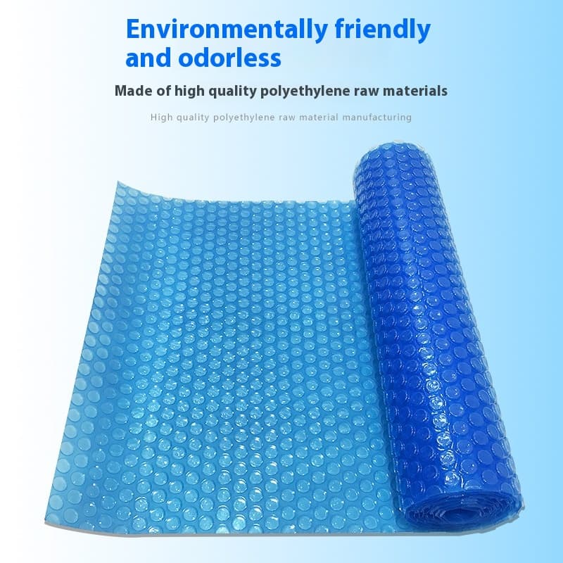 Lona térmica para piscina azul de 400 micras