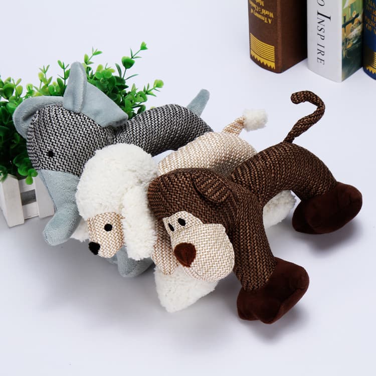 Juguete para perro masticable con sonido squeaky