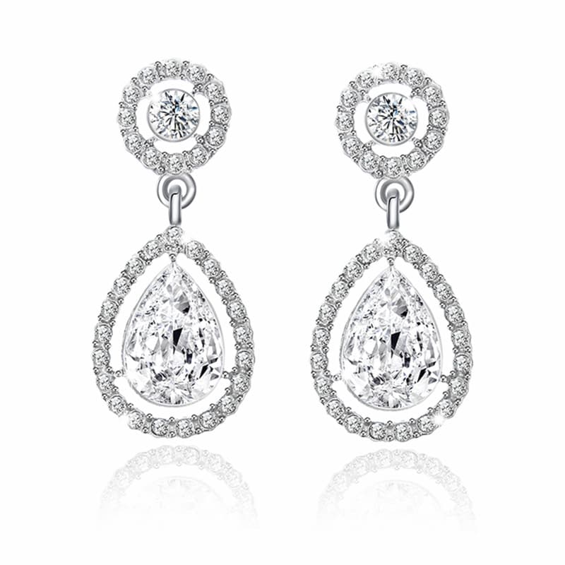 Pendientes botón cristal ocho corazones ocho flechas