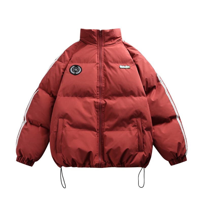 Abrigo cardigan de algodón grueso, cálido y rayado