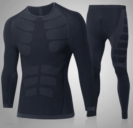 Traje de compresión para entrenamiento hombre