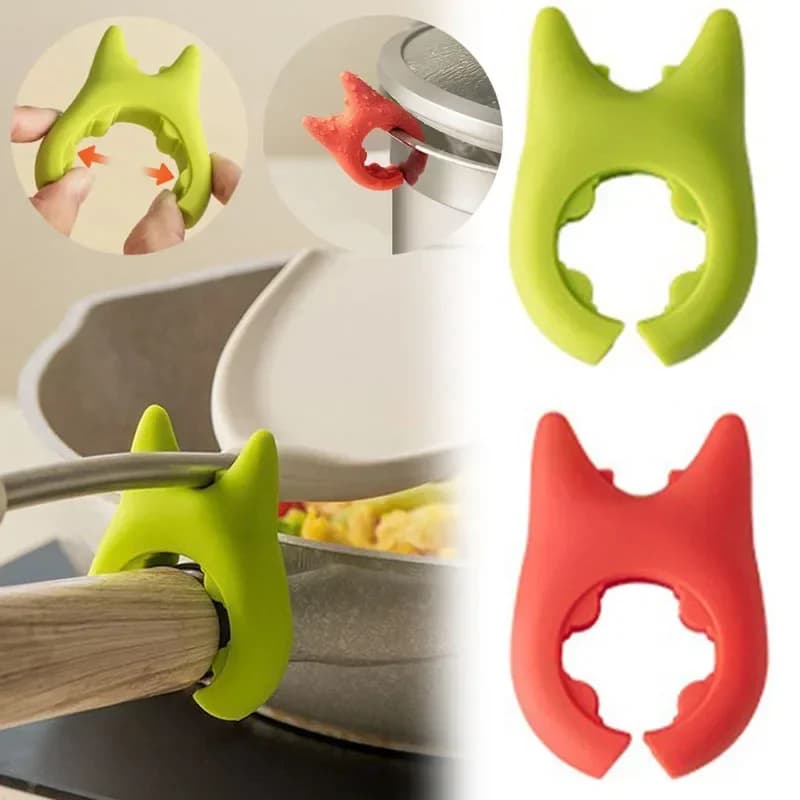 Soporte de silicona para utensilios de cocina antiderrames