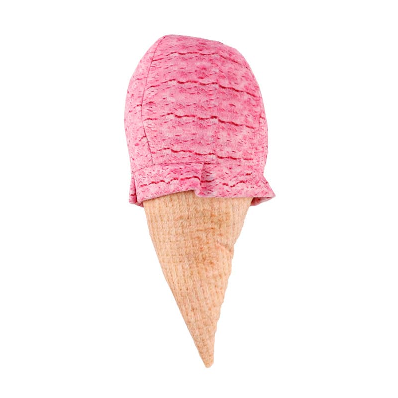 Juguete para masticar con sonido en forma de cono o pastel para gatos