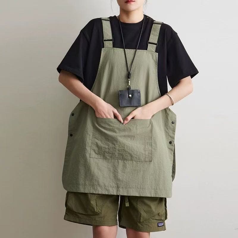 Delantal pequeño unisex de trabajo estilo casual