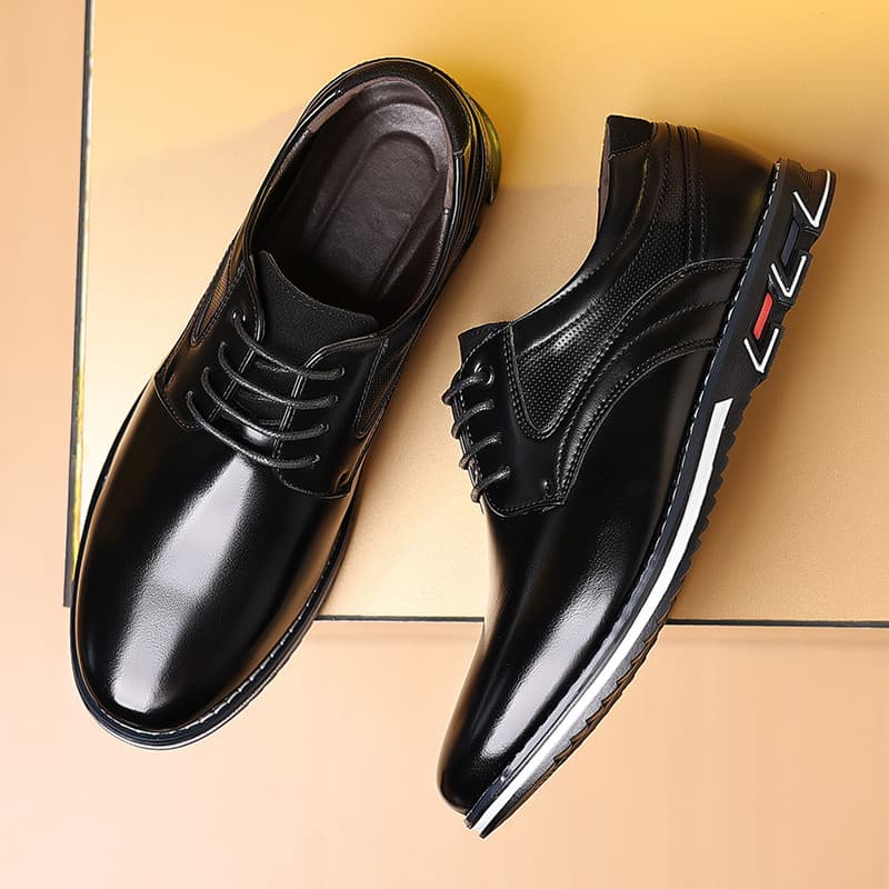 Zapatos de cuero para trabajo hombre, casual