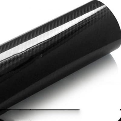 Película adhesiva 3D carbono brillo flexible