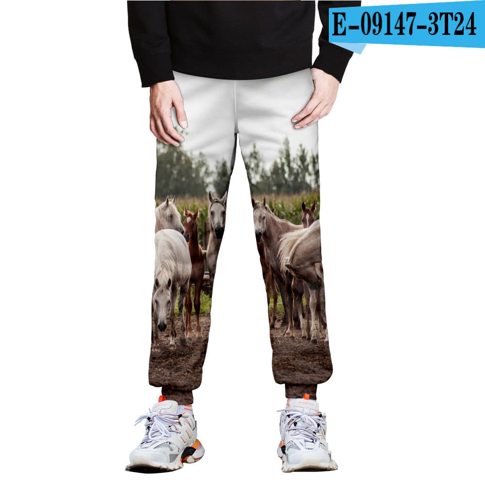 Pantalones de forro polar con impresión digital 3D