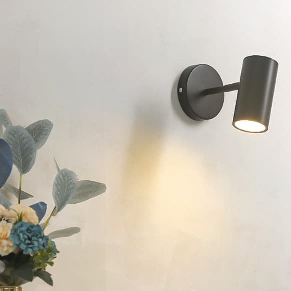 Lámpara de pared minimalista dorada para dormitorio y estudio