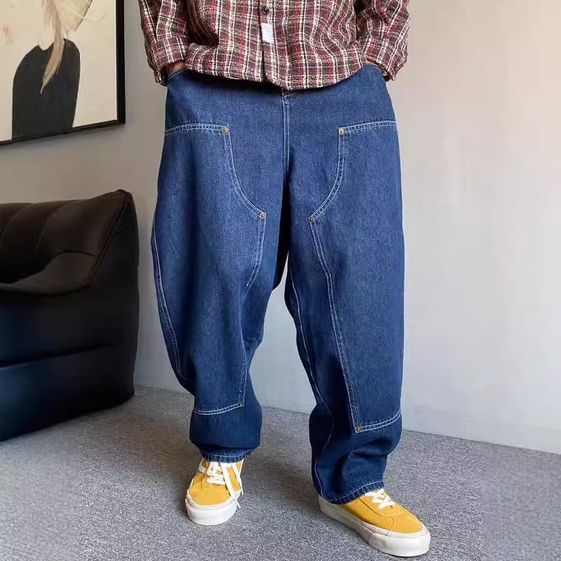 Jeans casuales retro estilo workwear